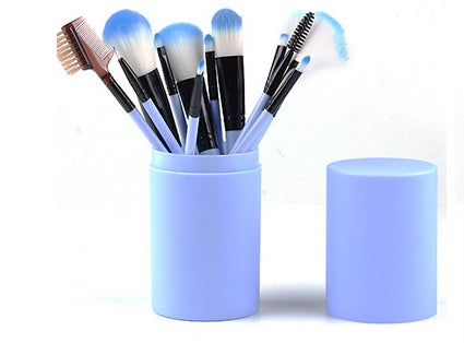 12pcs Makeup Brush Set Blush Eyeshadow Eyelash Highlighter Makeup Brush-4157a823b0954480f2d2a3fcb3a32708