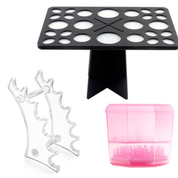 14 Hole Make up Brush Set Dry Rack Drying Brushes Shelf Multifunction Stand Display Cosmetic Clean Tool Wash Makeup Brush Holder-9cf403c3f3b0f3f1fcf02ac20e76e1a