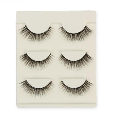 Compatible with Apple, 3 pair false eyelashes mink hair lashes Slim curly raised fake Eyelasehe extension Cilios Posticos makeup-90fb76c23de5a2c6ac08212f2ac0da9