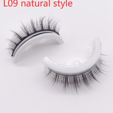 Reusable 3D Mink Lashes Natural False Eyelashes Self Adhesive Fake Glue Free Makeup Eyelash Extension Silk-6d8540f8798d088e8a4540586ef7c531