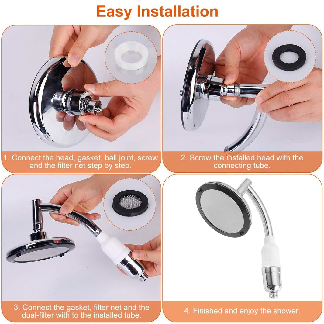 5.5-Inch High Pressure Shower Head-5.5-Inch High Pressure Shower Head