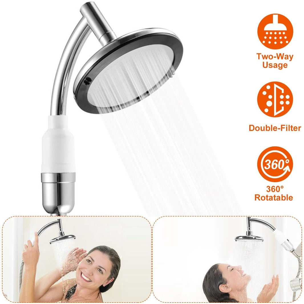 5.5-Inch High Pressure Shower Head-5.5-Inch High Pressure Shower Head