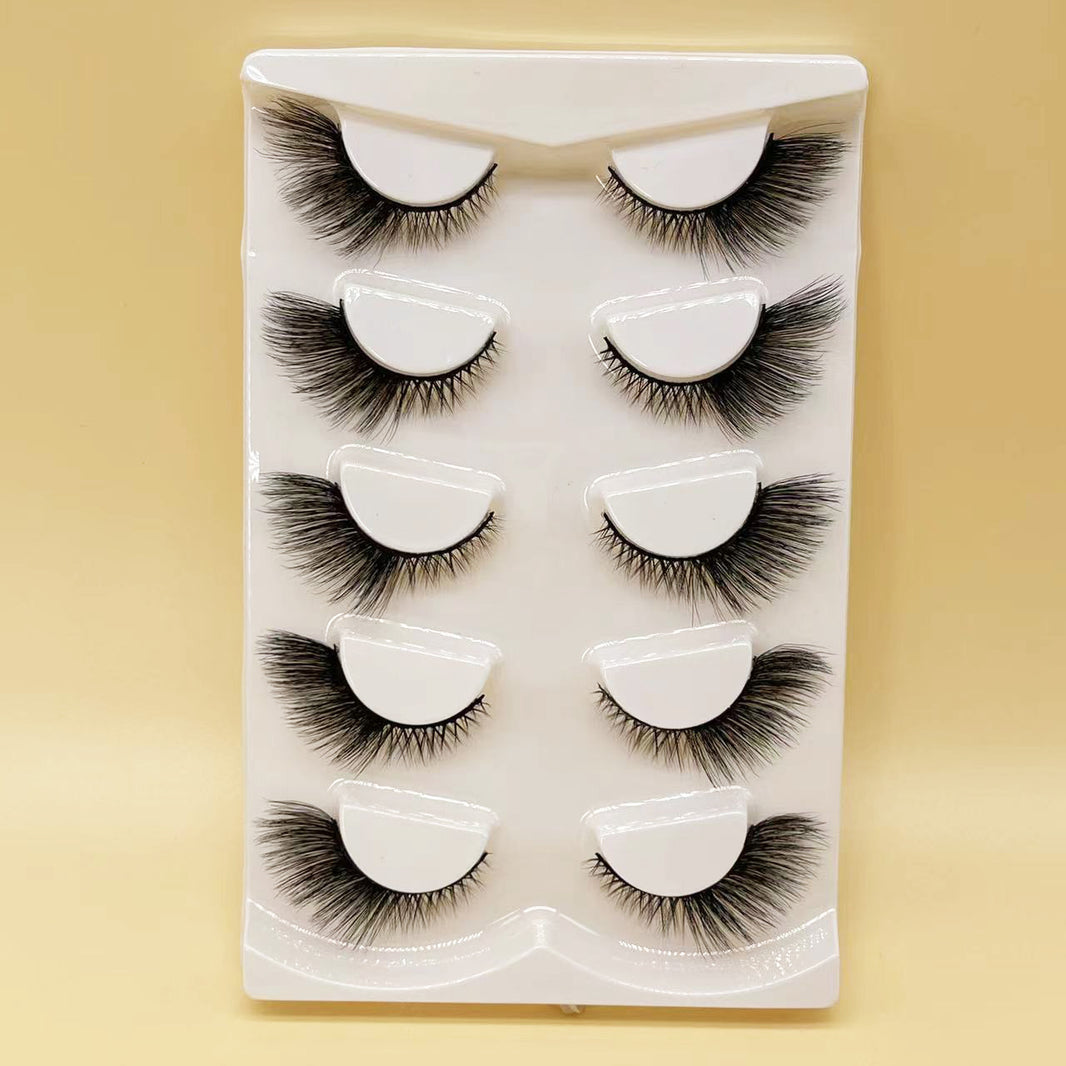Mink Eyelashes Eye Tail Lengthening Natural Eyelashes Flat False-41089bd46847b5d332545844ec03dc1e