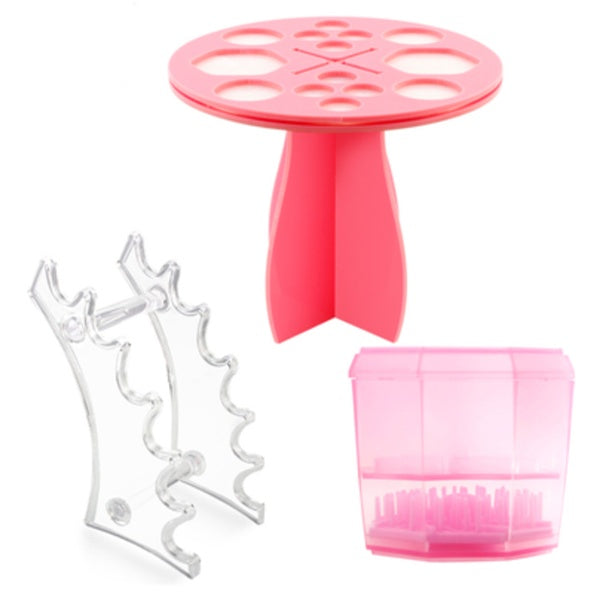 14 Hole Make up Brush Set Dry Rack Drying Brushes Shelf Multifunction Stand Display Cosmetic Clean Tool Wash Makeup Brush Holder-40e5903718dddf8798f0f08c426e5a7c