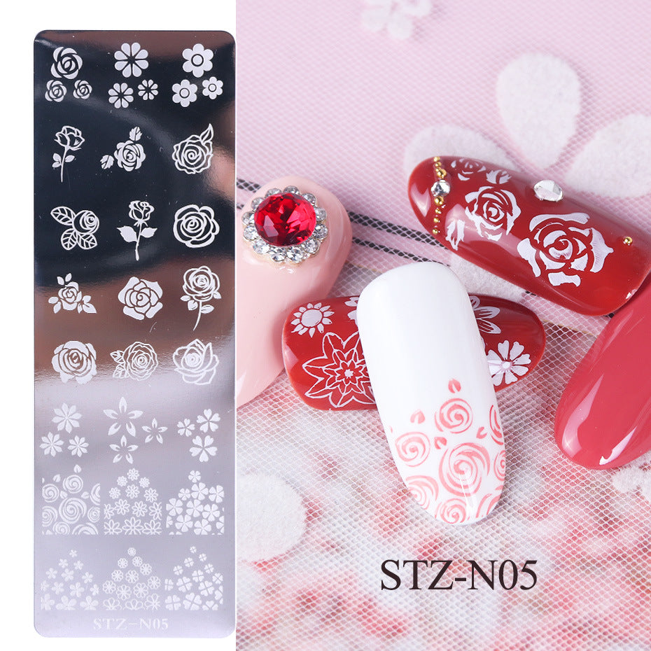 Nail print long steel plate-c76c429a09d5cd7b530cd2af6a67b58b
