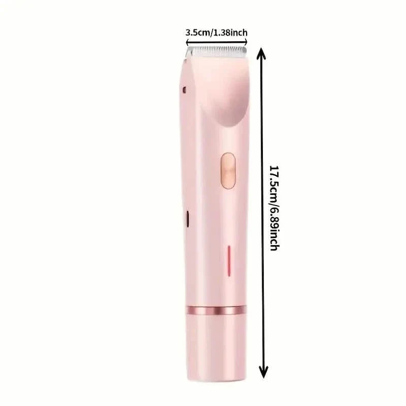Women’s 2-in-1 Bikini & Facial USB Rechargeable Electric Razor for Wet/Dry Use-Women’s 2-in-1 Bikini & Facial USB Rechargeable Electric Razor for Wet/Dry Use