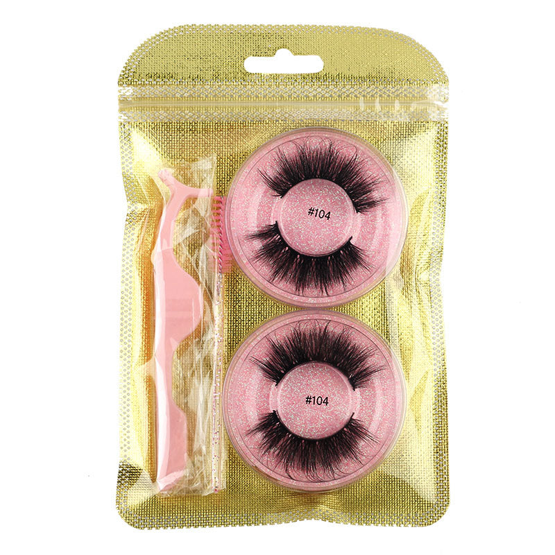 False Eyelashes Mink Hair Natural Bushy Round Set Beauty Tools-a7b22ba2b7162a113f1a4f2872cb8ec6