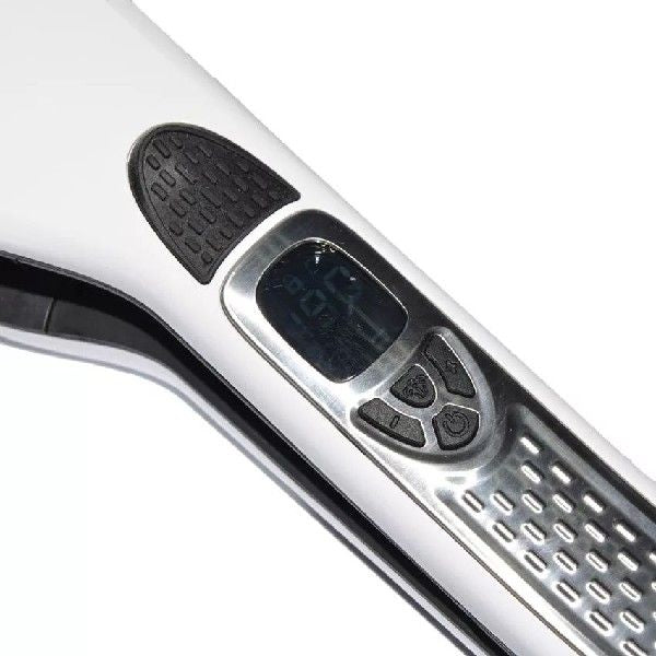 CLRLIFE Steam Hair Brush Titanium Ceramic Flat Iron-c1b8b47b26b7485f9eb916c567959667