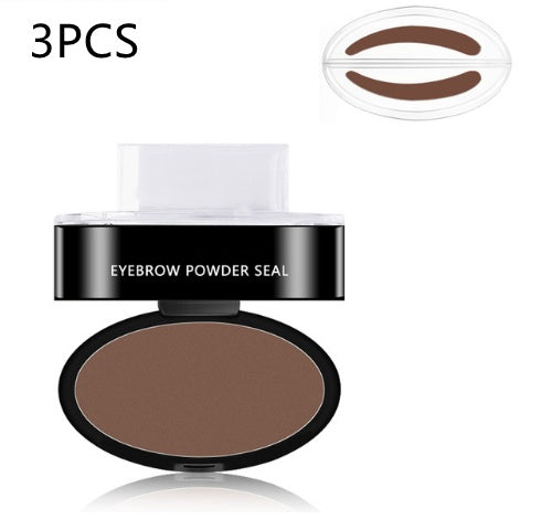 Eyebrow Powder Stamp Tint Stencil Kit Cosmetics Professional Makeup Waterproof Eye Brow Stamp Lift Eyebrow Enhancers Stencil Kit-97157d2f691408c273b51553f32763c3