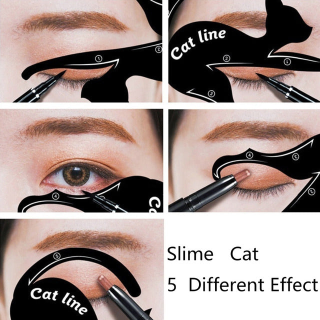 Eye shadow eyeliner makeup tool cat eye card-b0d3792f075b781d659b8ee670b080e4