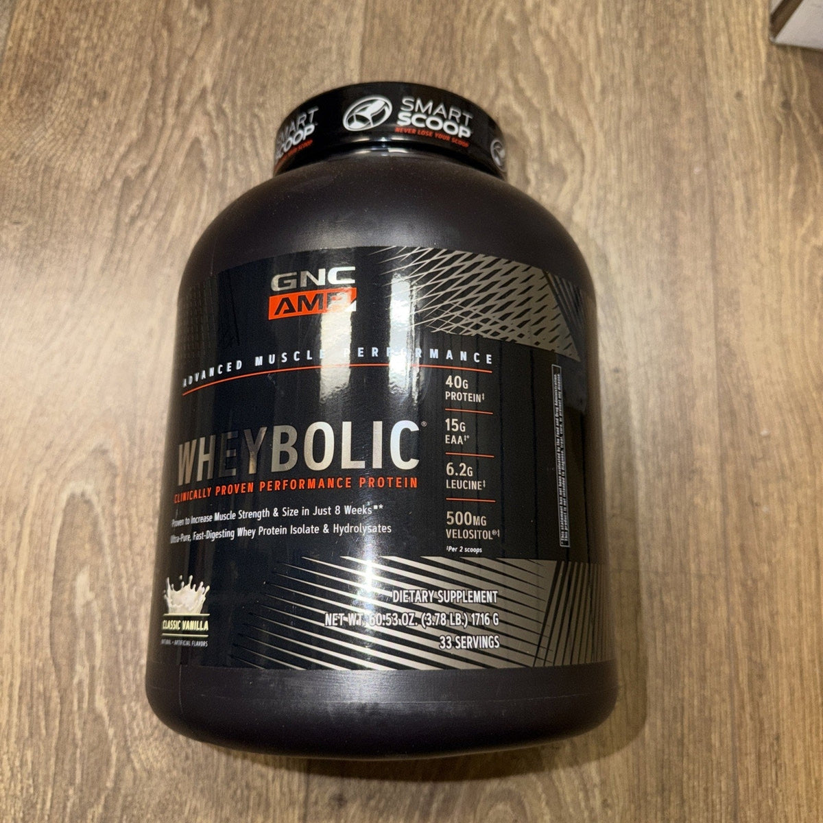 GNC AMP Wheybolic Protein Powder, Classic Vanilla, 3.78 Lb (Exp 1/2027)-GNC AMP Wheybolic Protein Powder, Classic Vanilla, 3.78 Lb (Exp 1/2027)