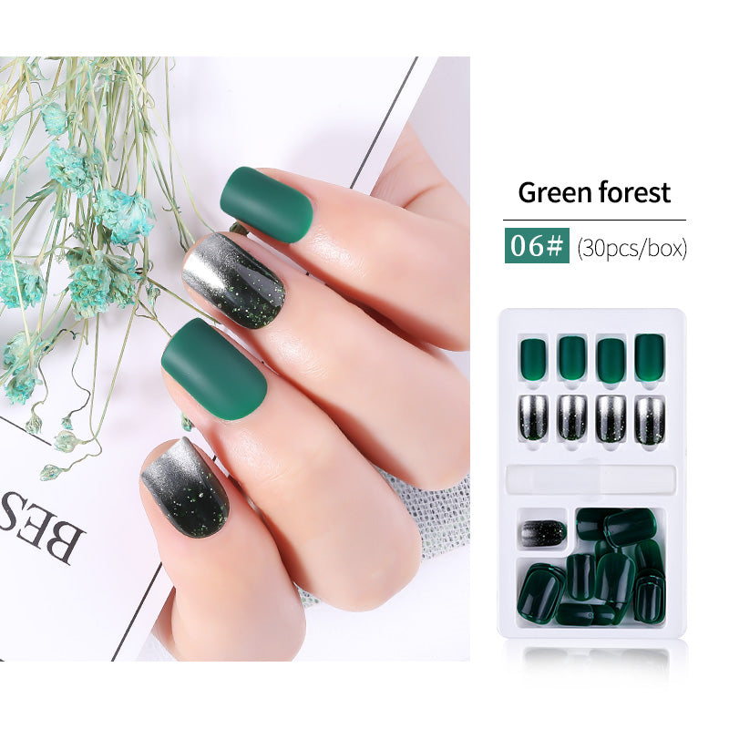 30pcs Detachable False Nail Artificial Tips Set Full Cover for Short Decoration-b4ed4eec58fbd88beb38e436d7d1c605