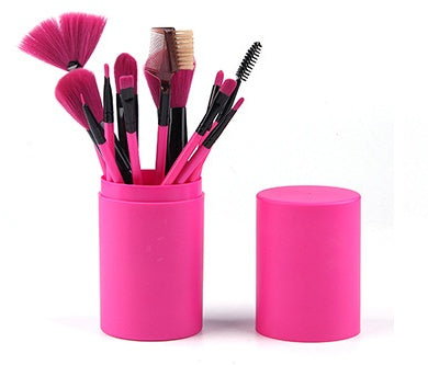 12pcs Makeup Brush Set Blush Eyeshadow Eyelash Highlighter Makeup Brush-832ce2dee8074ecc255355eabeaaf4ed