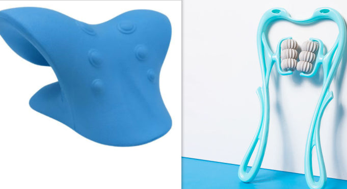 Multifunctional Manual Six-wheel Neck Massager Massage Relieve Roller Massage Tool-947bc9d499533da058984a22e45ada85
