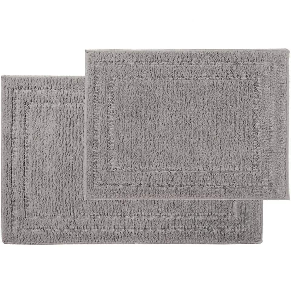 2-Piece: Bibb Home Microfiber Shag Bath Mat Set-2-Piece: Bibb Home Microfiber Shag Bath Mat Set