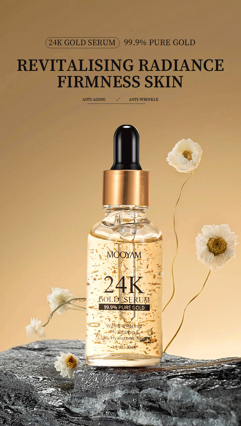 24K Gold Foil30mL Vitamin E Retinol Anti-wrinkle The Lifting Face Serum-2042a8dfd919c58bdcdbeabc8dfe9355
