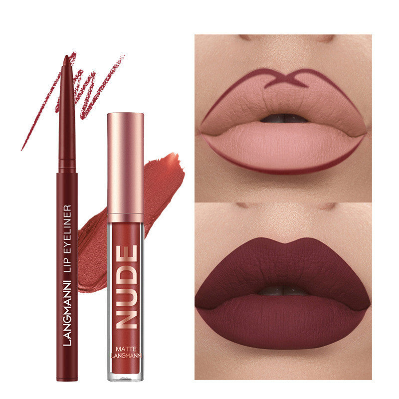 Lip Liner And Lipstick Makeup 12 Pcs Set 6 Matte Lipstick 6 Lip Liner Pens Waterproof Long Lasting Matte Lipstick Beauty Cosmetics Makeup Gift For Girls Lipstick Set-cb5aa9d2083e9d7c24528ba4859b9dd0