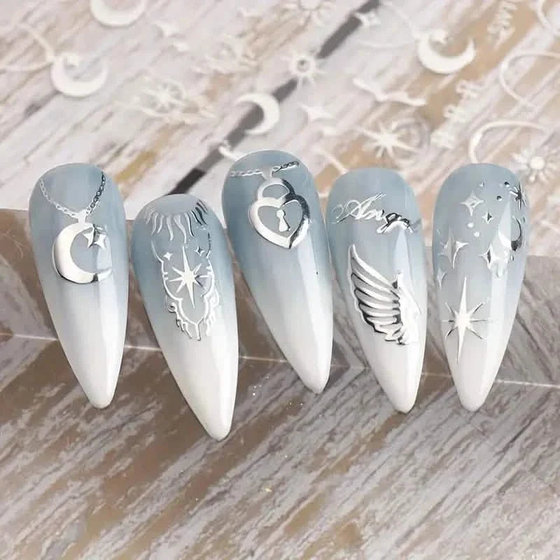 5D Embossed Three-dimensional Nail Stickers-5D Embossed Three-dimensional Nail Stickers