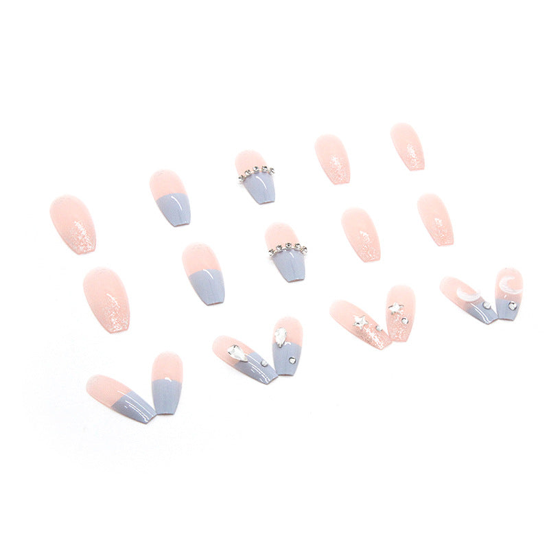 Fake Nails Stars And Moon-bc57b4508205dd929524bfe91cc87793