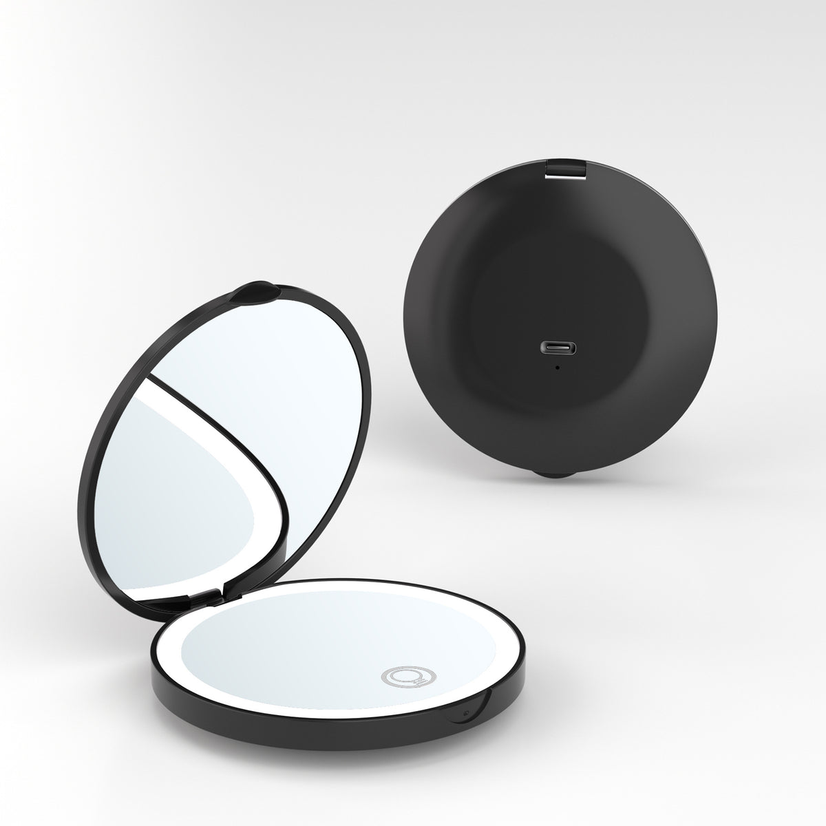 Portable Folding Led Luminous With 2X Amplification Rechargeable Portable Led Make-up Mirror-4082ce41d80e28b9cef3a23a35e1fe7f