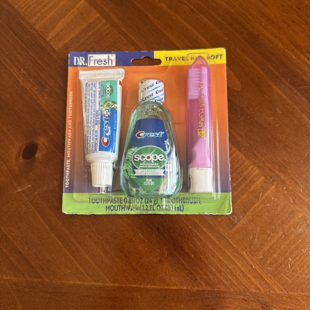 Dr. Fresh Travel Kit 3-in-1 Toothpaste/Scope, 1-Pack Exp 08/26-Dr. Fresh Travel Kit 3-in-1 Toothpaste/Scope, 1-Pack Exp 08/26