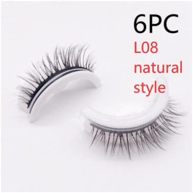 Reusable 3D Mink Lashes Natural False Eyelashes Self Adhesive Fake Glue Free Makeup Eyelash Extension Silk-86dd7b3147aadb08c18c7eb15cd279ca