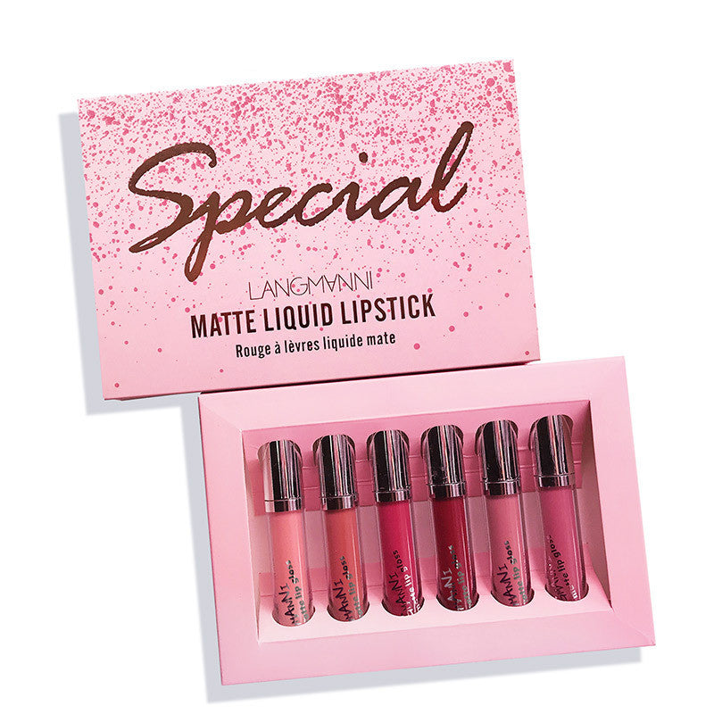 Lipstick 6 Count Set Matte Velvet Lip Gloss-eb11b676591803299b613d893a6a38b2