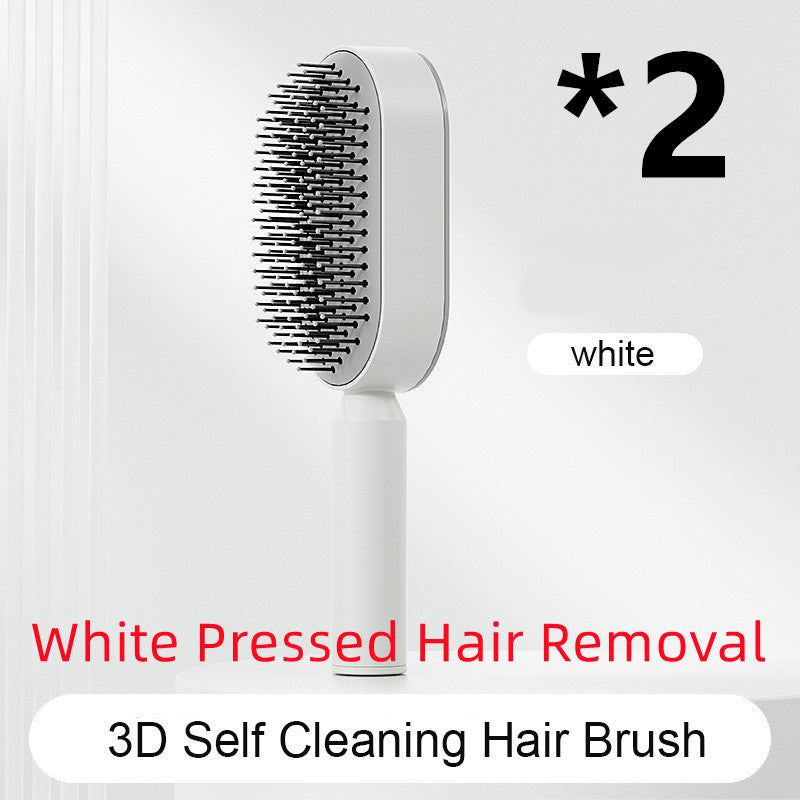 Self Cleaning Hair Brush For Women One-key Cleaning Hair Loss Airbag Massage Scalp Comb Anti-Static Hairbrush-d8305ba8ac6c3c69bd909f7b25c5b204