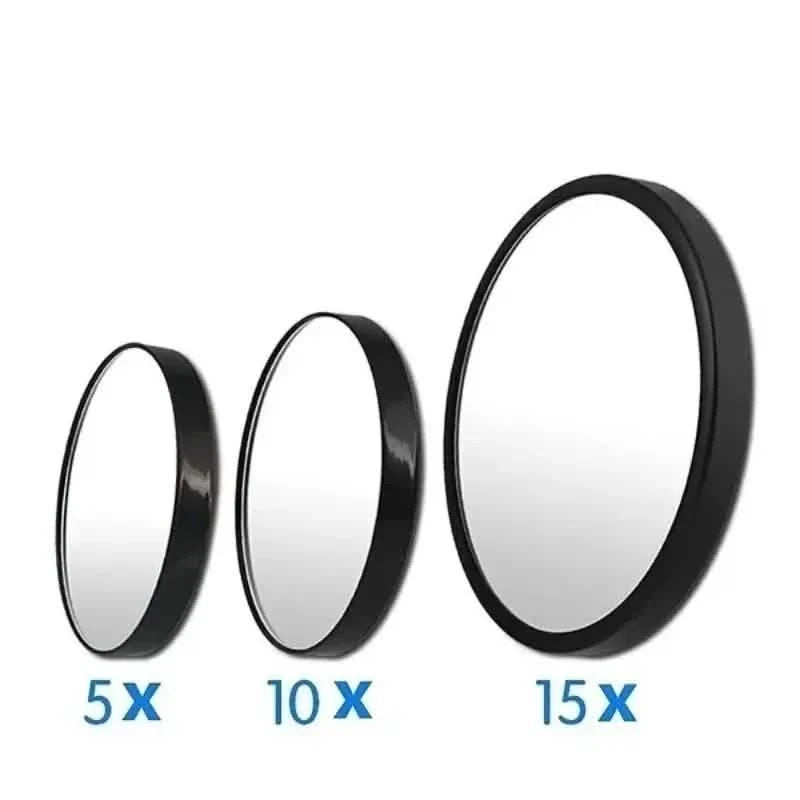 5X/10X/15X Magnifying Mirror with Suction Cups-5X/10X/15X Magnifying Mirror with Suction Cups