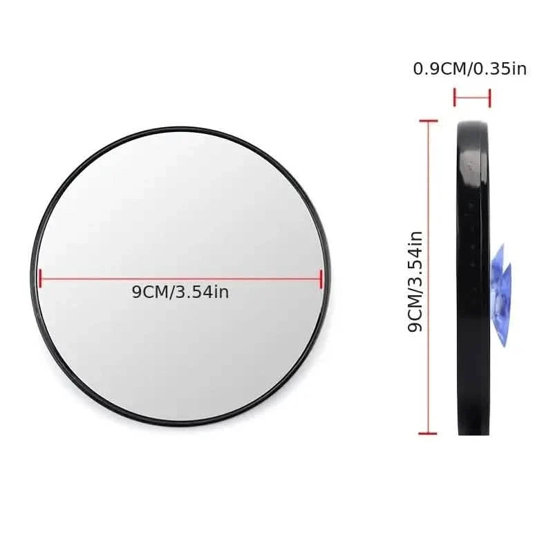 5X/10X/15X Magnifying Mirror with Suction Cups-5X/10X/15X Magnifying Mirror with Suction Cups
