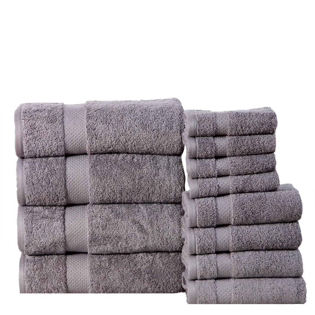 6-Pack: 100% Cotton Towel Set - Assorted Colors-6-Pack: 100% Cotton Towel Set - Assorted Colors