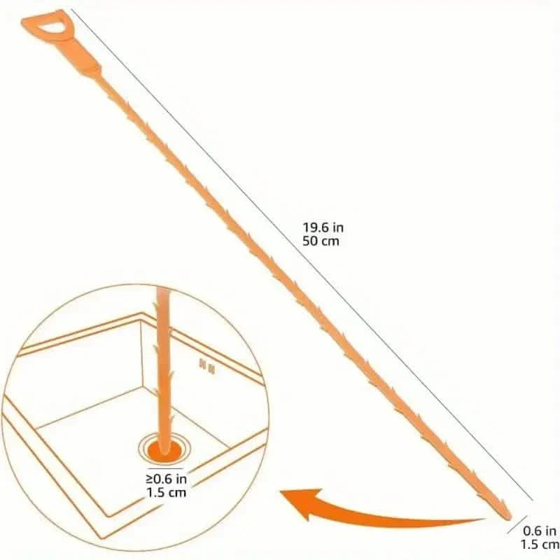 6-Pack: 19.6-inch Flexible Basic Drain Plug Remover-6-Pack: 19.6-inch Flexible Basic Drain Plug Remover
