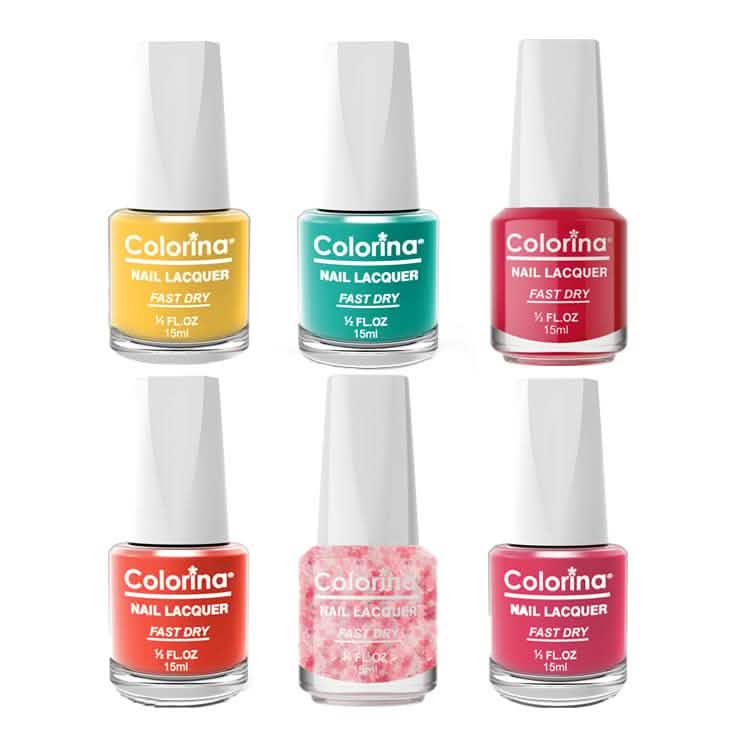 6-Pack: Colorina Nail Polish-6-Pack: Colorina Nail Polish