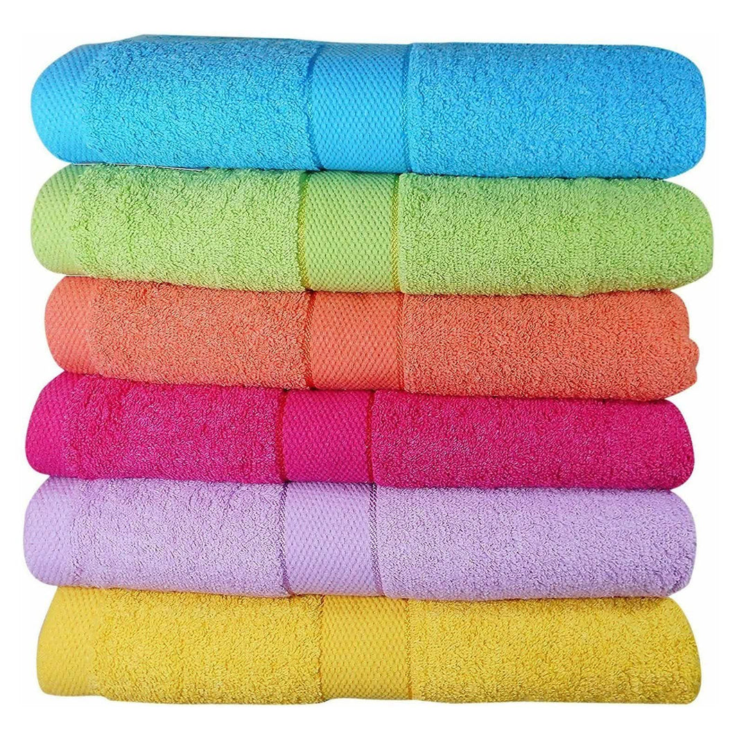 6-Pack: Imperial Luxury Bath Towel Set - Multi Color-6-Pack: Imperial Luxury Bath Towel Set - Multi Color