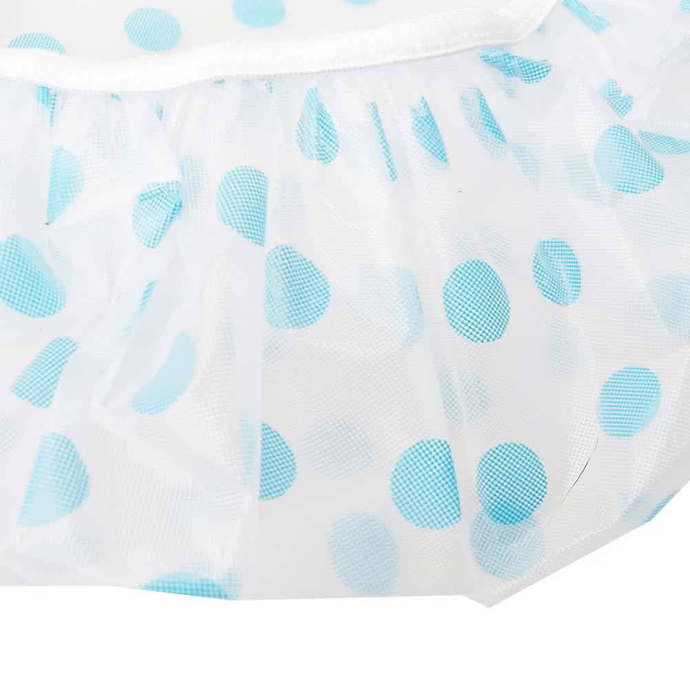 6-Pack: Reusable Shower Caps Elastic Band Bath Hair Hat-6-Pack: Reusable Shower Caps Elastic Band Bath Hair Hat