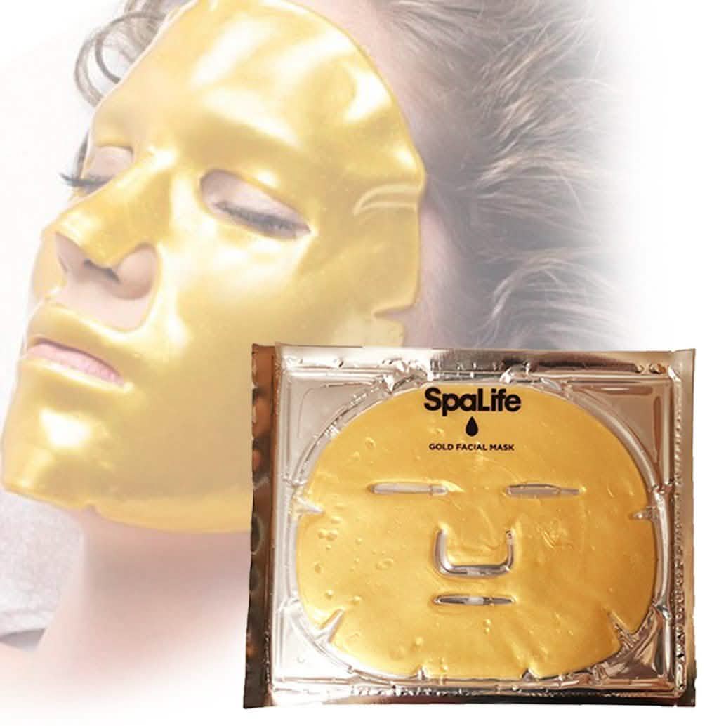 6-Pack: SpaLife Anti-Aging Gold Hydrogel Mask-6-Pack: SpaLife Anti-Aging Gold Hydrogel Mask