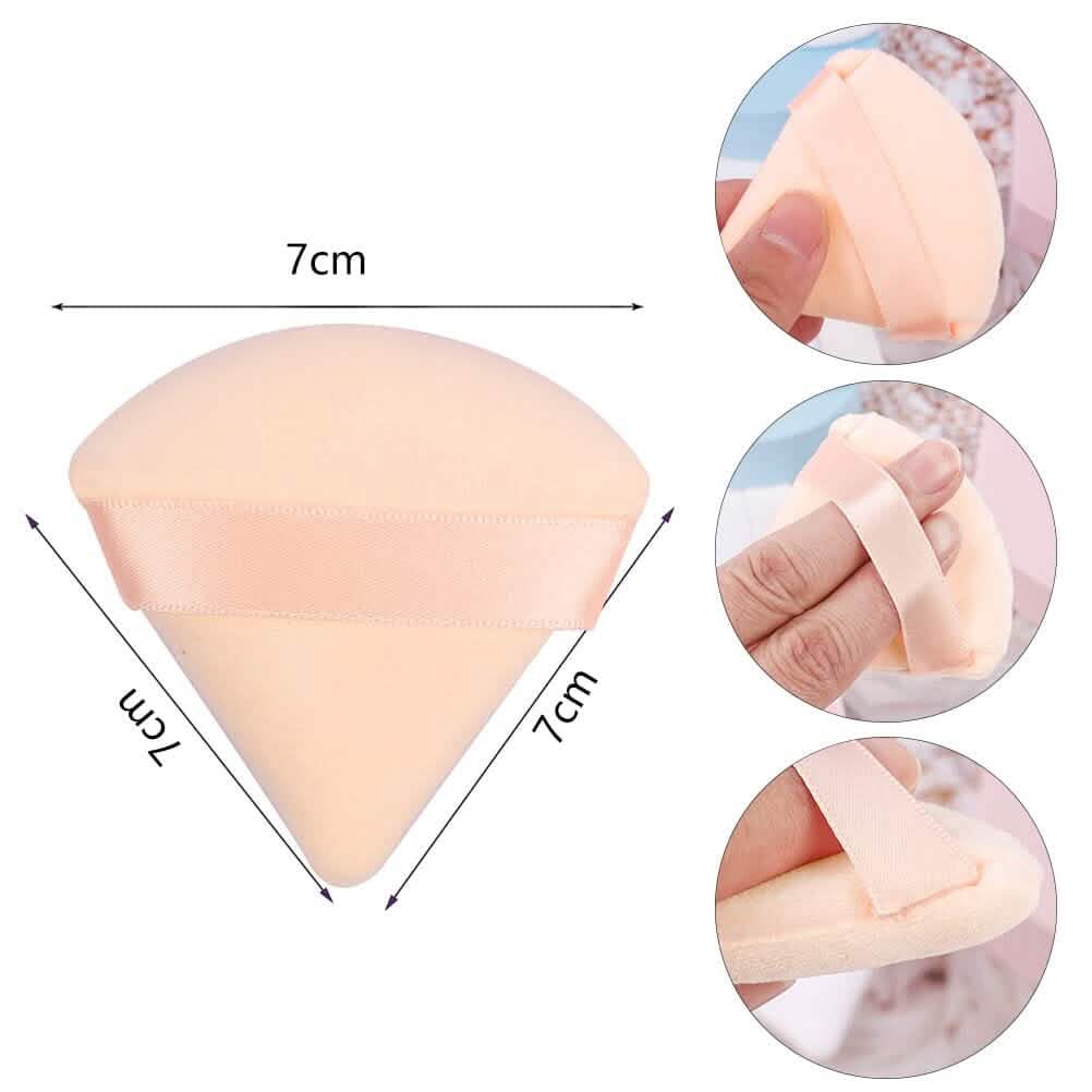 6-Piece: Face Soft Triangle Powder Puff-6-Piece: Face Soft Triangle Powder Puff