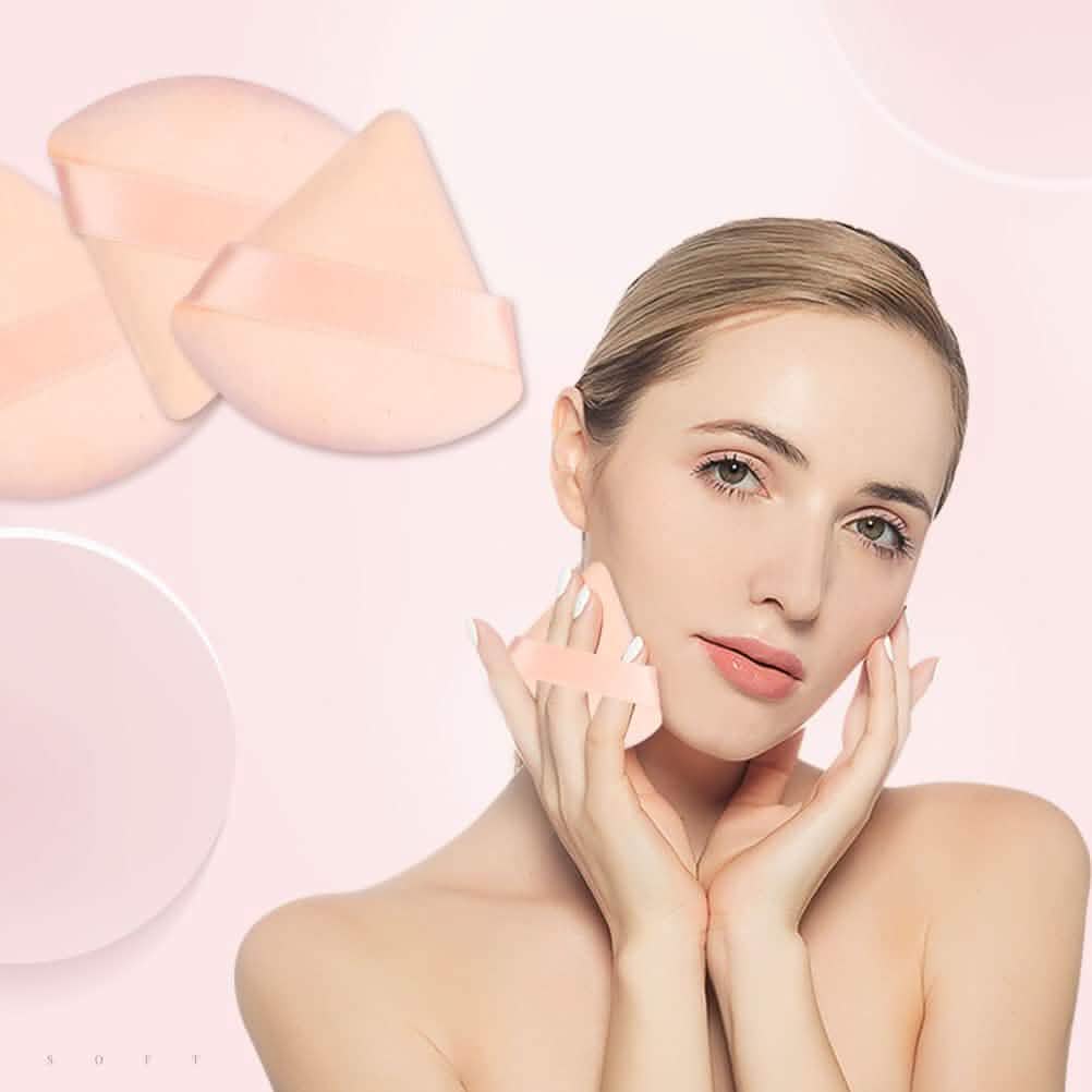6-Piece: Face Soft Triangle Powder Puff-6-Piece: Face Soft Triangle Powder Puff