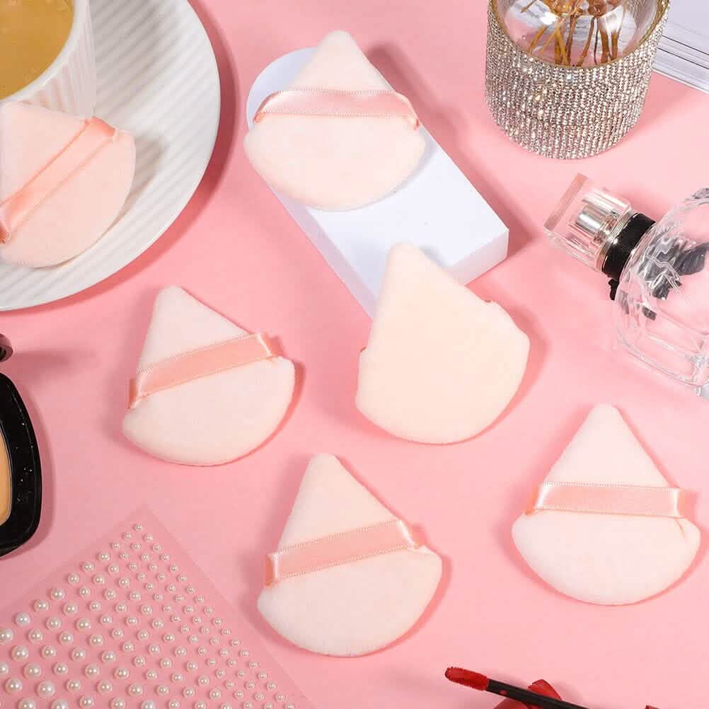 6-Piece: Face Soft Triangle Powder Puff-6-Piece: Face Soft Triangle Powder Puff
