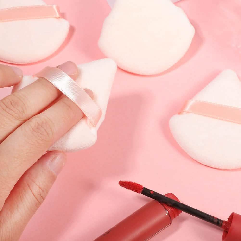 6-Piece: Face Soft Triangle Powder Puff-6-Piece: Face Soft Triangle Powder Puff