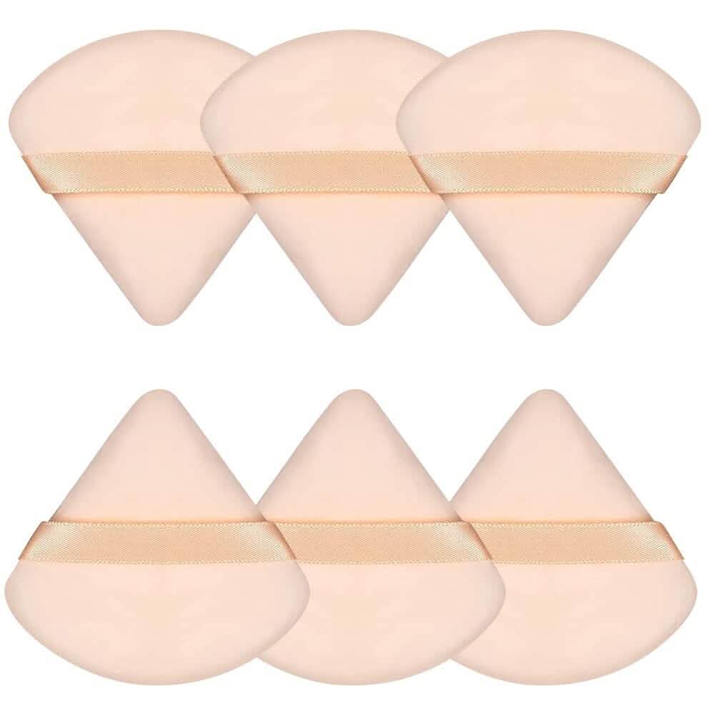 6-Piece: Face Soft Triangle Powder Puff-6-Piece: Face Soft Triangle Powder Puff