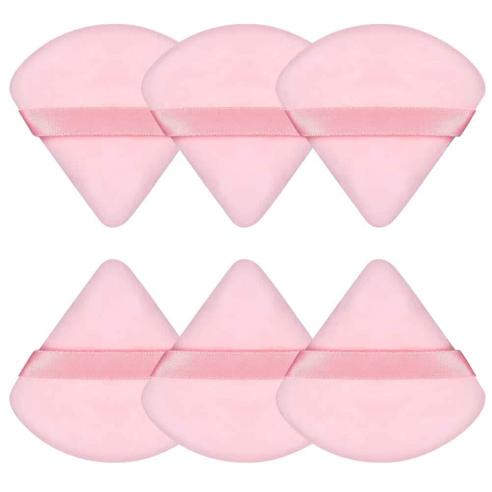 6-Piece: Face Soft Triangle Powder Puff-6-Piece: Face Soft Triangle Powder Puff