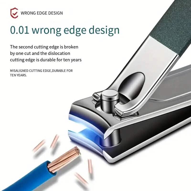 6-Piece: Nail Clipper Set with Zipper Travel Case-6-Piece: Nail Clipper Set with Zipper Travel Case