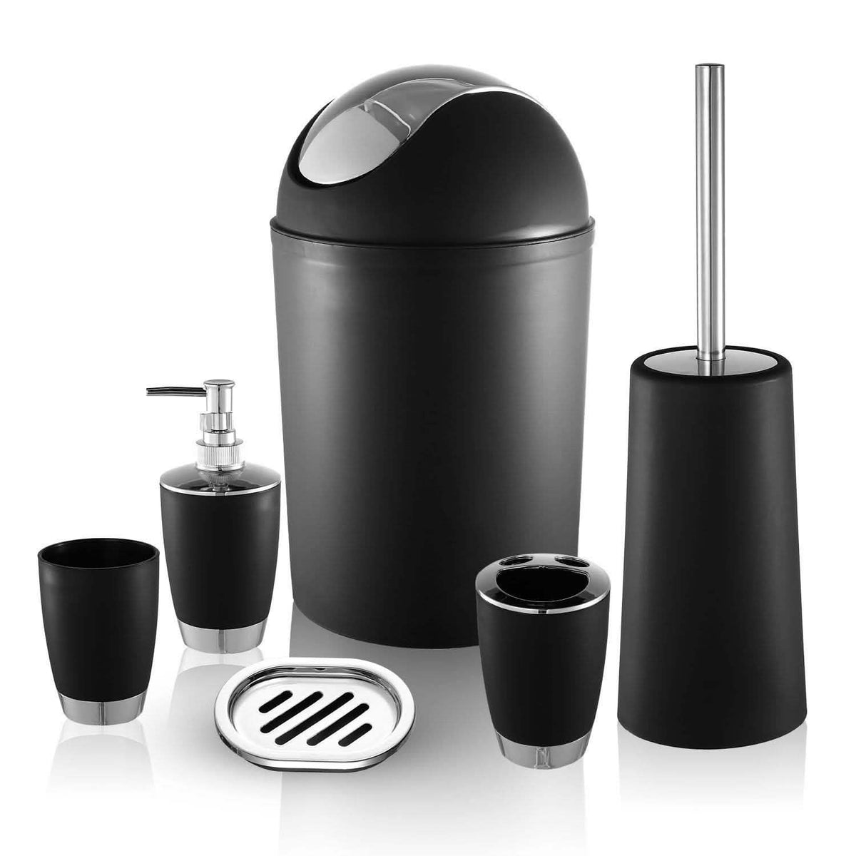 6-Piece Set: Bathroom Accessories-6-Piece Set: Bathroom Accessories