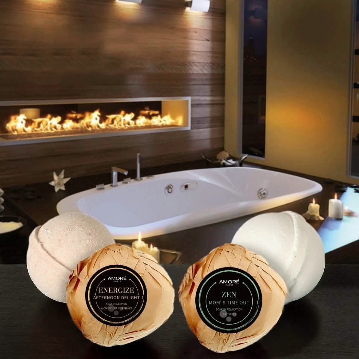 6-Piece Set: Organic Handmade Bath Bombs-6-Piece Set: Organic Handmade Bath Bombs