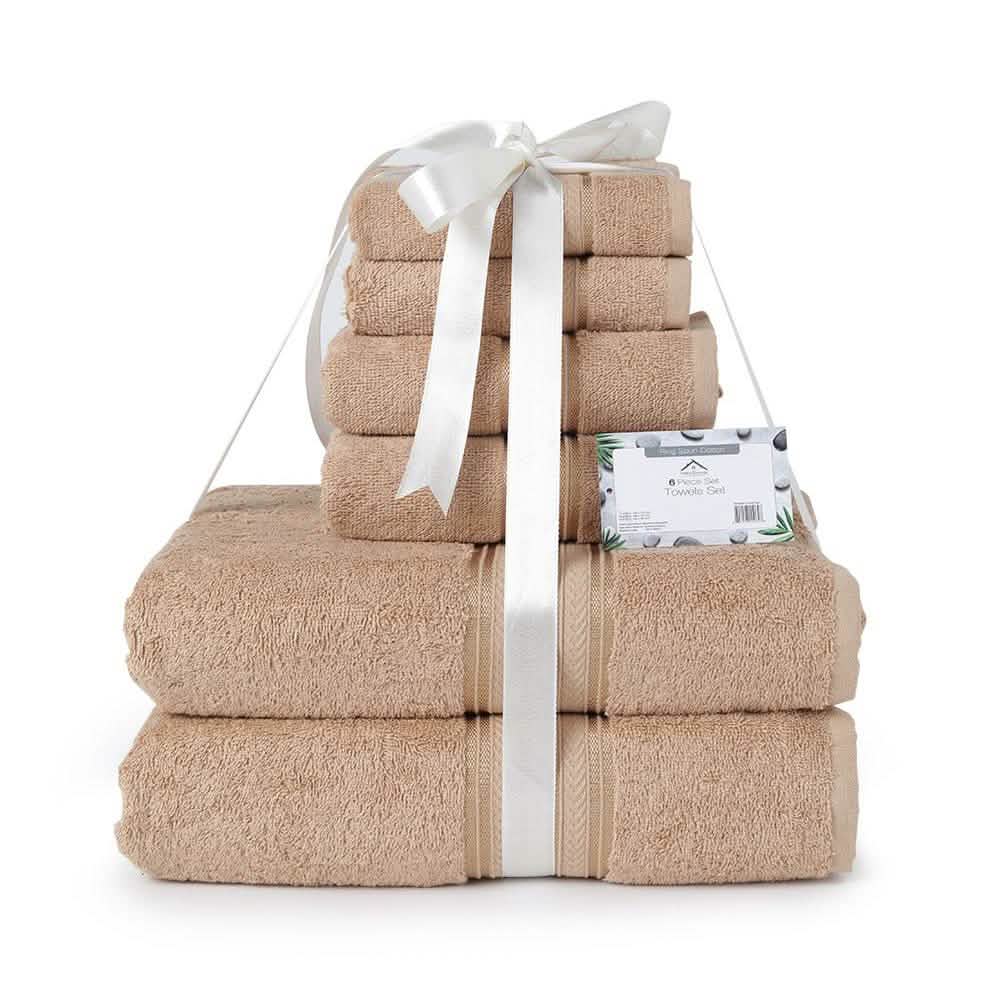 6-Piece: Ultra Soft Towel Set-6-Piece: Ultra Soft Towel Set