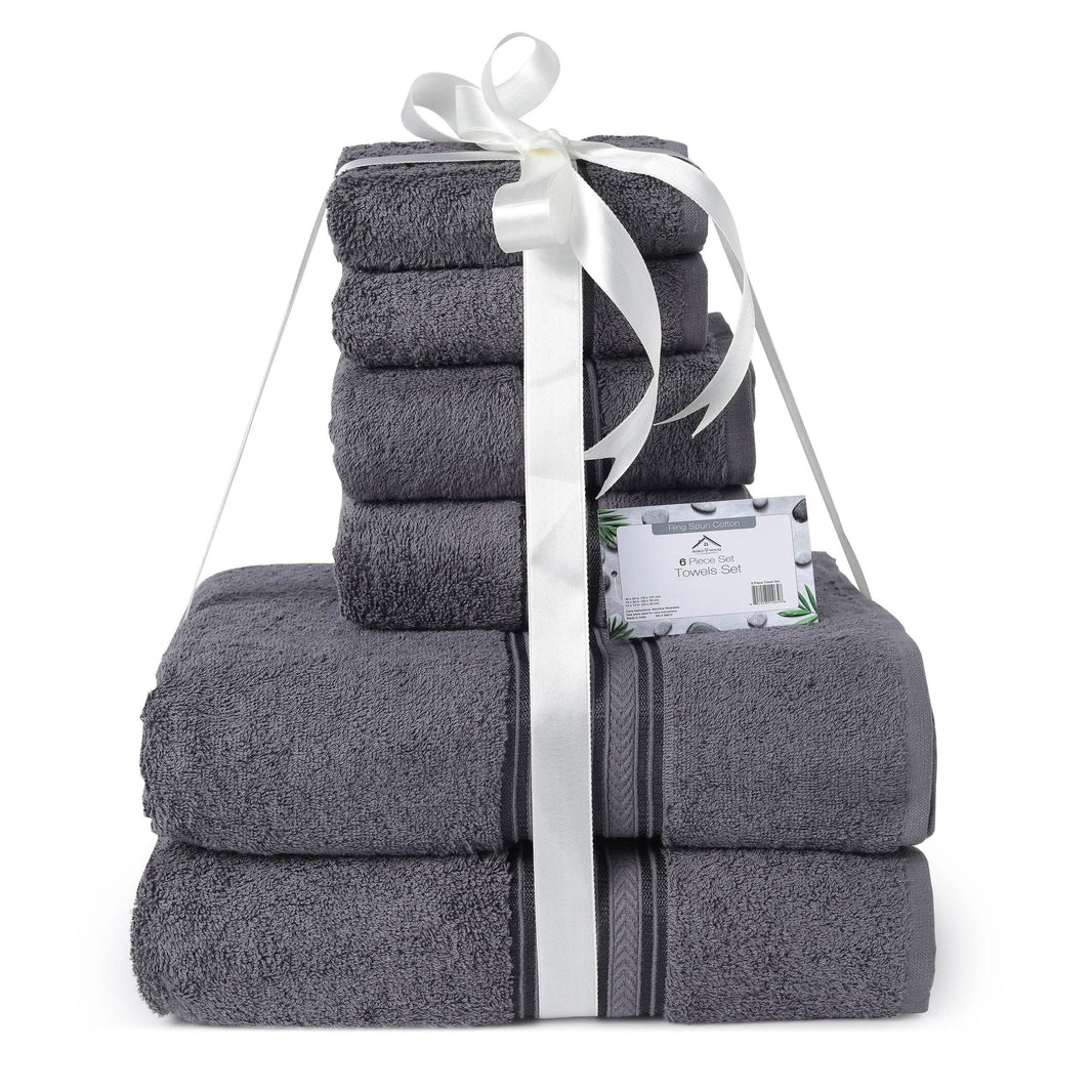 6-Piece: Ultra Soft Towel Set-6-Piece: Ultra Soft Towel Set
