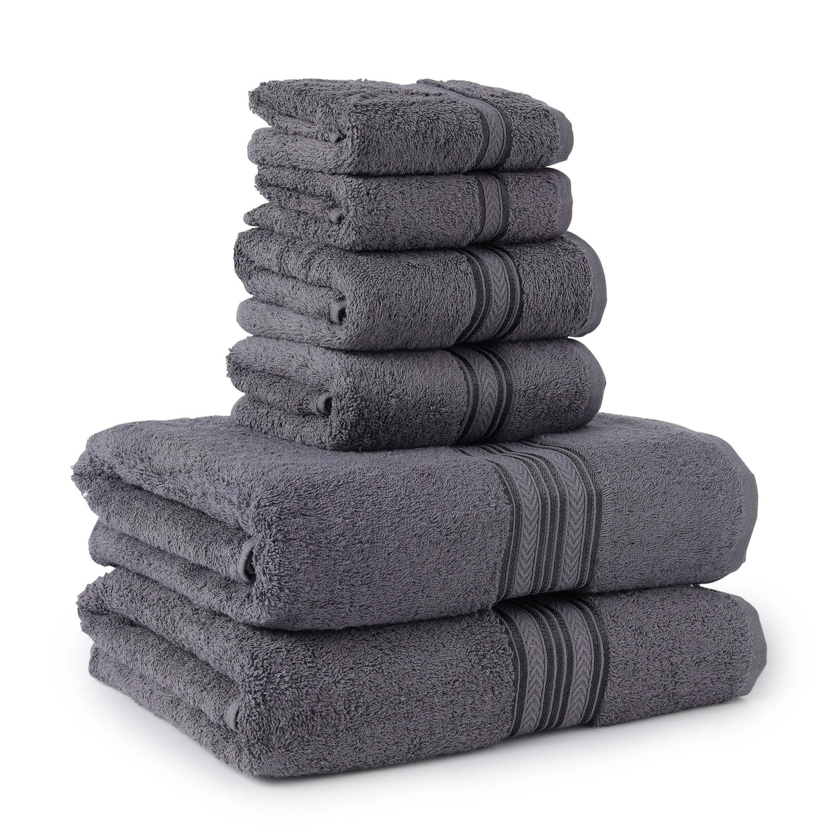 6-Piece: Ultra Soft Towel Set-6-Piece: Ultra Soft Towel Set