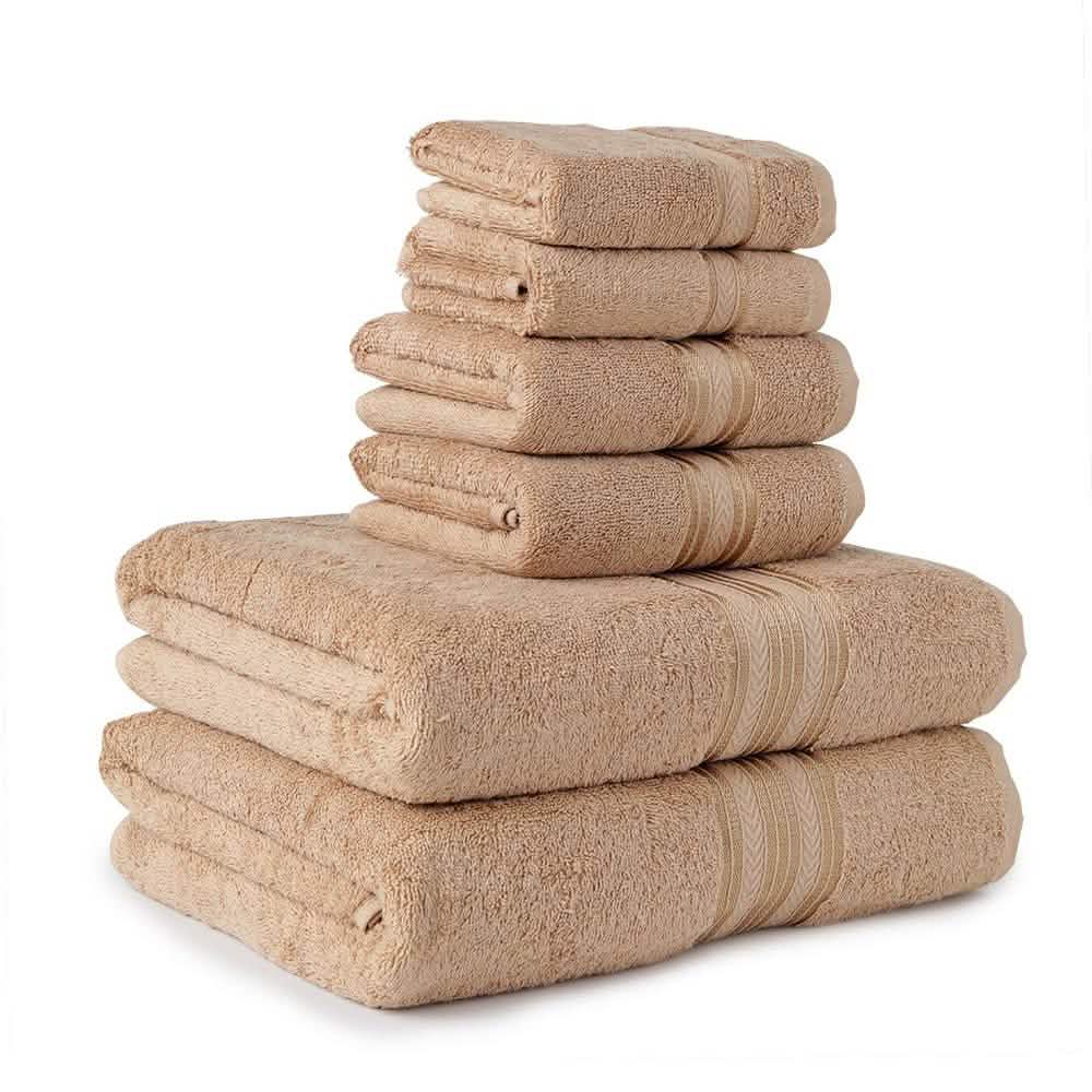 6-Piece: Ultra Soft Towel Set-6-Piece: Ultra Soft Towel Set