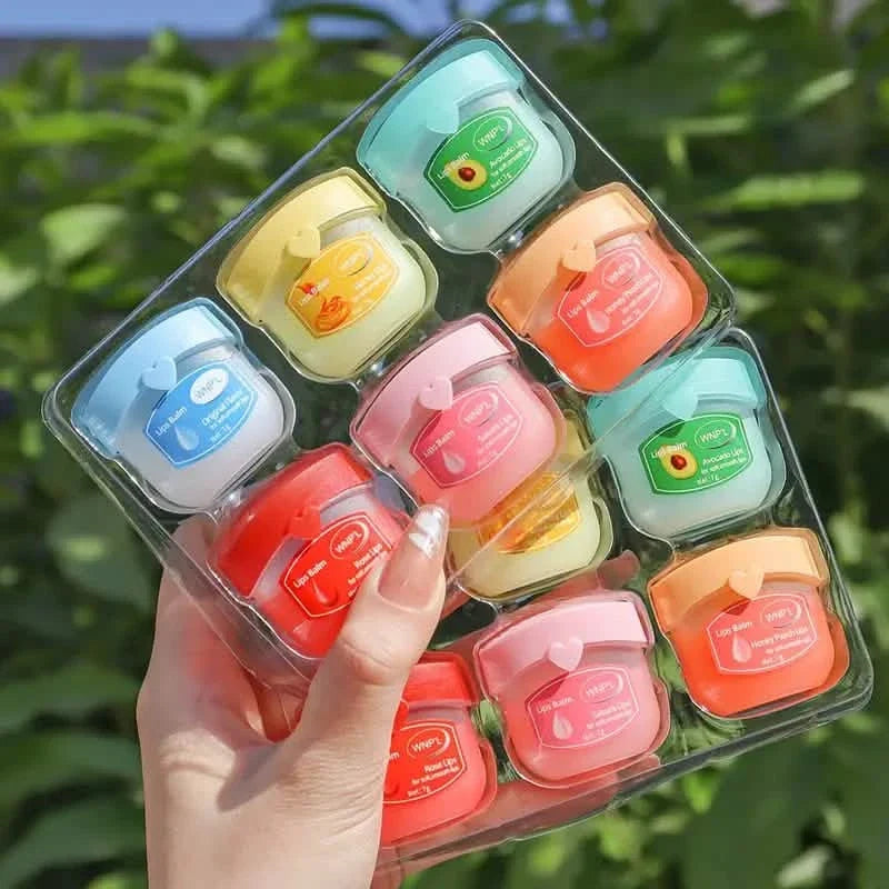 6-Pieces: Luxurious Glossy Lip Balm Set - Long-Lasting Hydration for Dry Lips-6-Pieces: Luxurious Glossy Lip Balm Set - Long-Lasting Hydration for Dry Lips